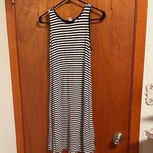 Old Navy Navy and White Striped Top